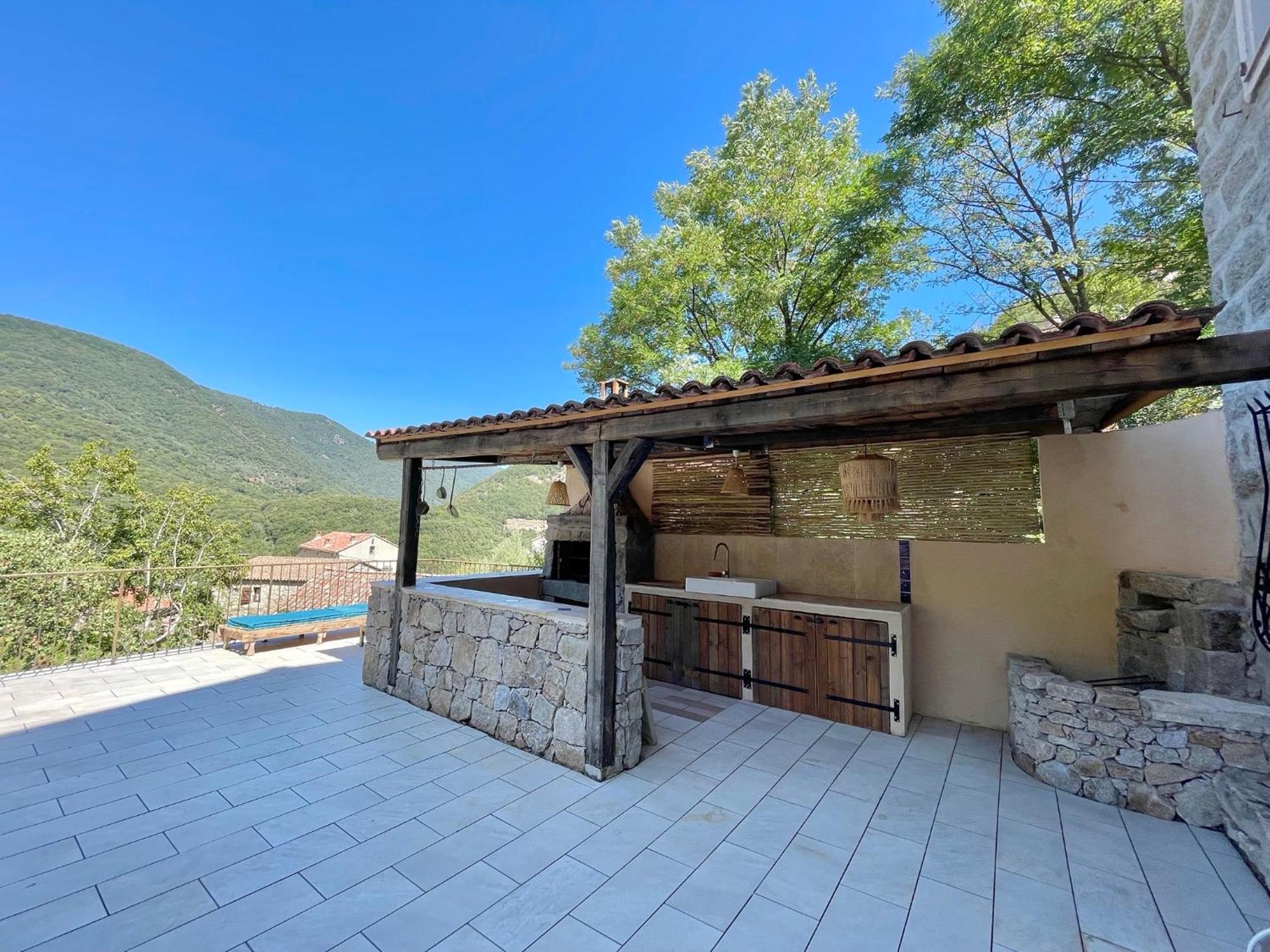 Casa Arena Authentique Maison De Village Avec Piscine Au Coeur De L'Alta Rocca - Zoza Extérieur photo