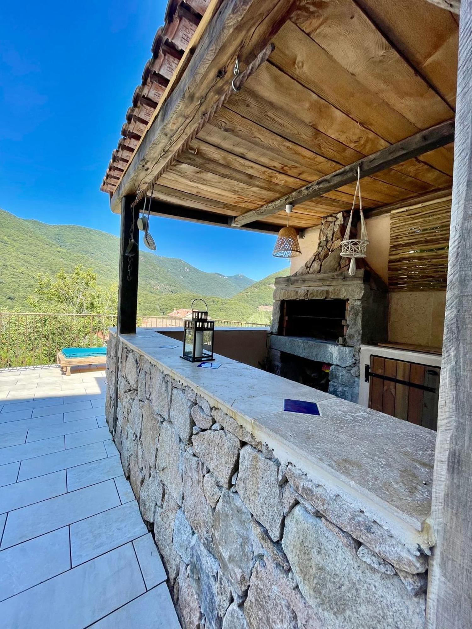 Casa Arena Authentique Maison De Village Avec Piscine Au Coeur De L'Alta Rocca - Zoza Extérieur photo
