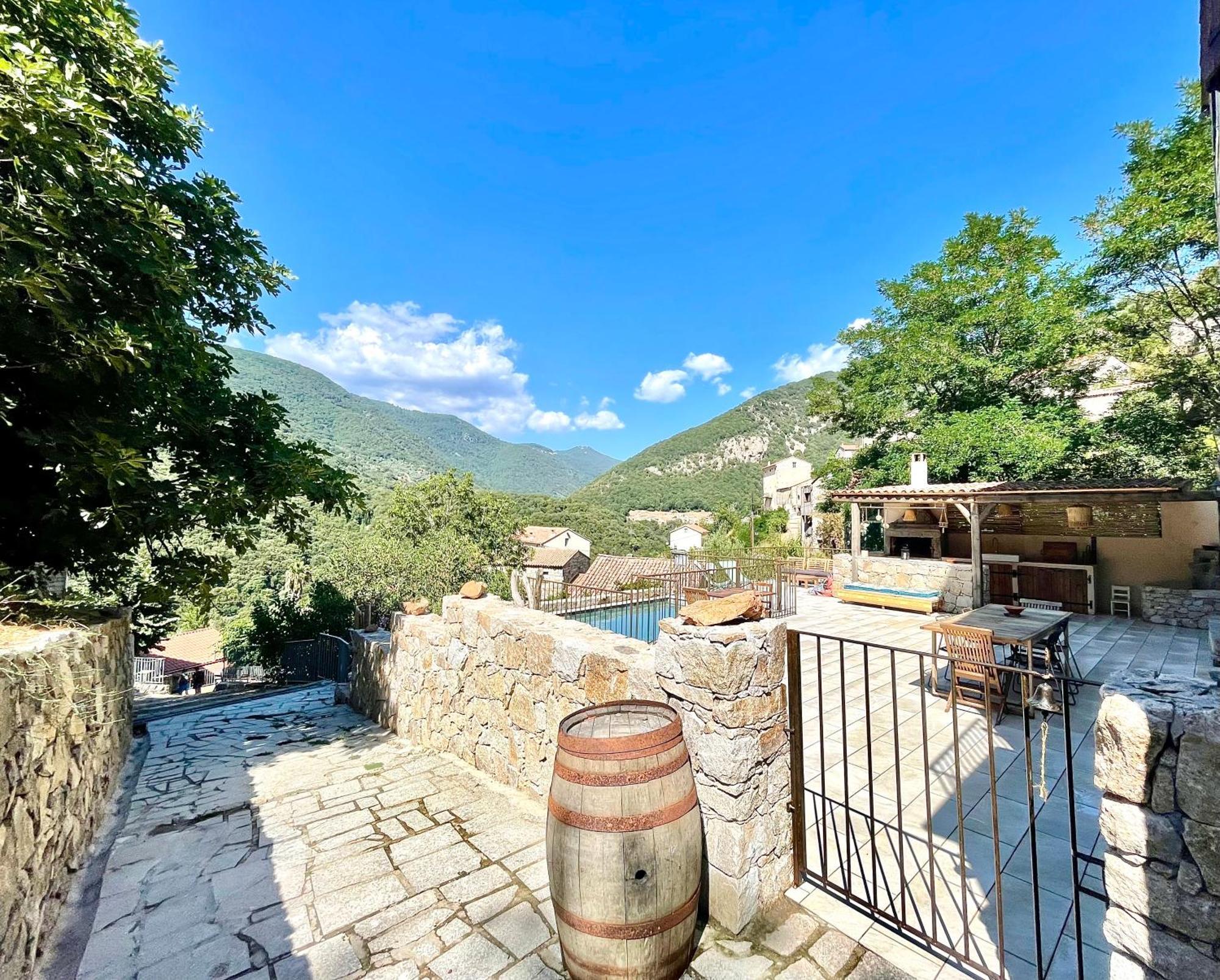 Casa Arena Authentique Maison De Village Avec Piscine Au Coeur De L'Alta Rocca - Zoza Extérieur photo