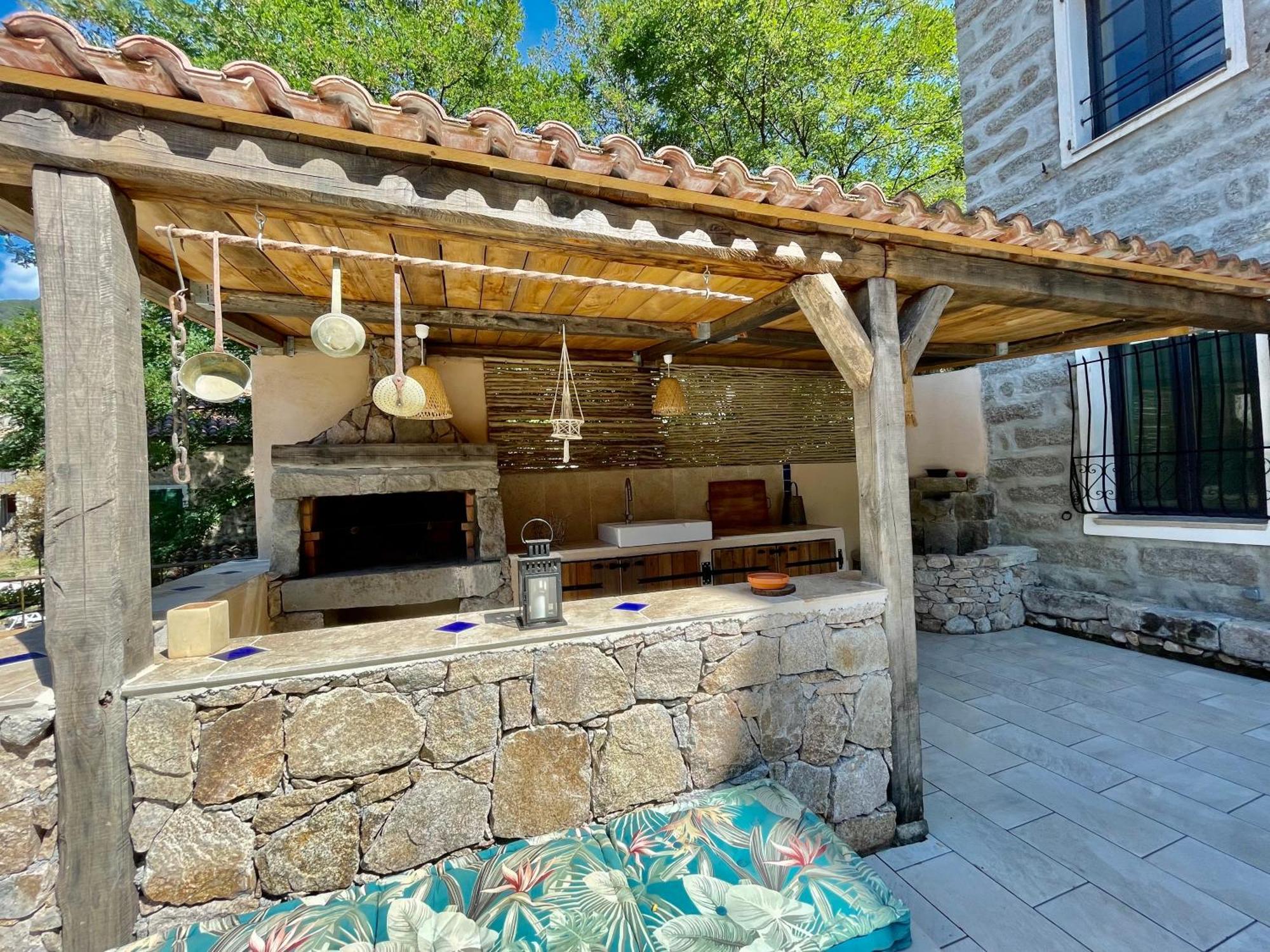 Casa Arena Authentique Maison De Village Avec Piscine Au Coeur De L'Alta Rocca - Zoza Extérieur photo