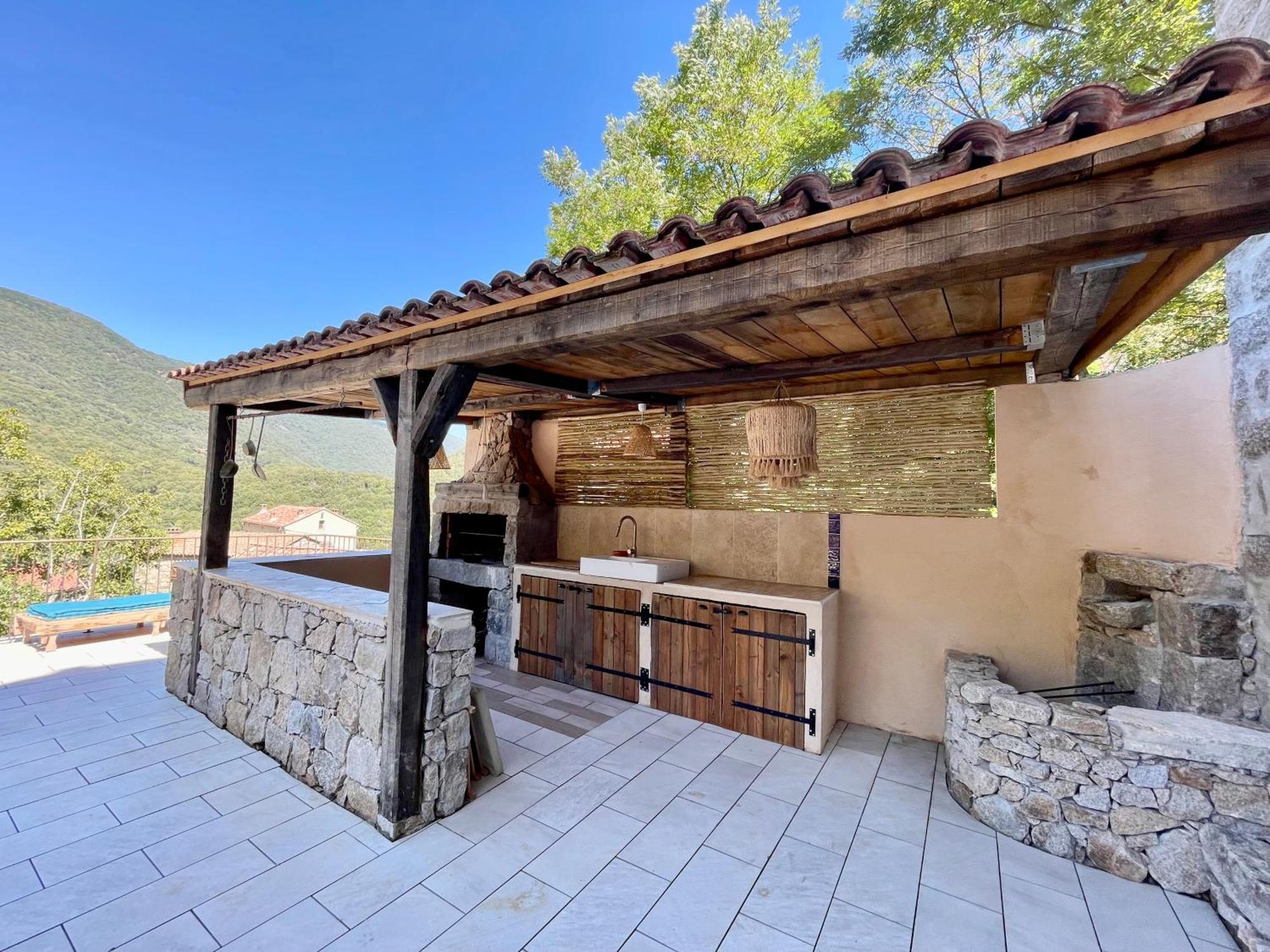 Casa Arena Authentique Maison De Village Avec Piscine Au Coeur De L'Alta Rocca - Zoza Extérieur photo