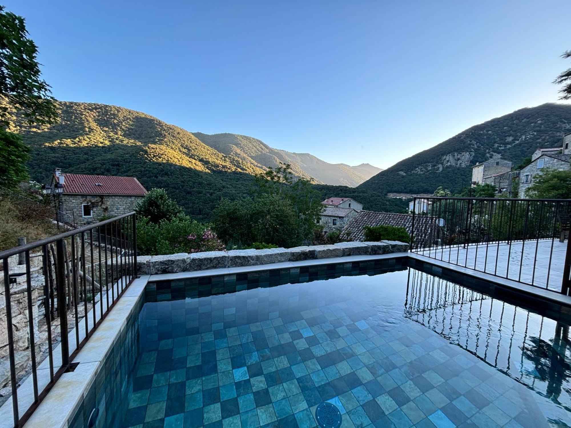 Casa Arena Authentique Maison De Village Avec Piscine Au Coeur De L'Alta Rocca - Zoza Extérieur photo